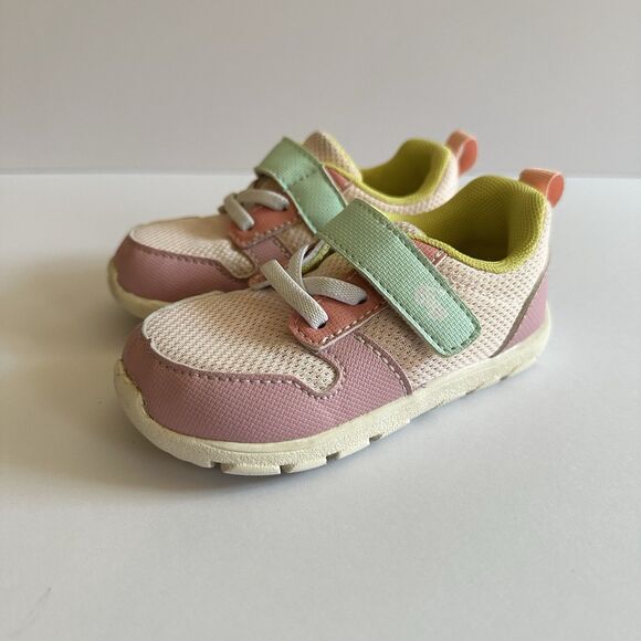 See Kai Run Pink Pastel Sneakers Toddler Girls Color Block Size 7 - Picture 1 of 9